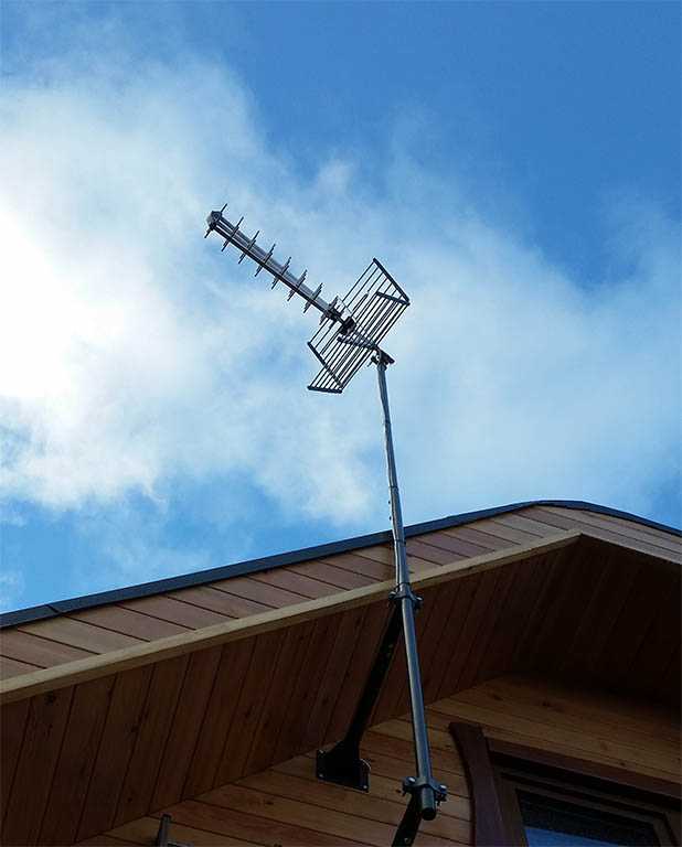 Как поставить антенну на крышу дома - мастерсам