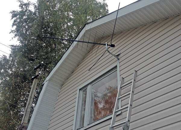 Как поставить антенну на крышу дома - клуб мастеров