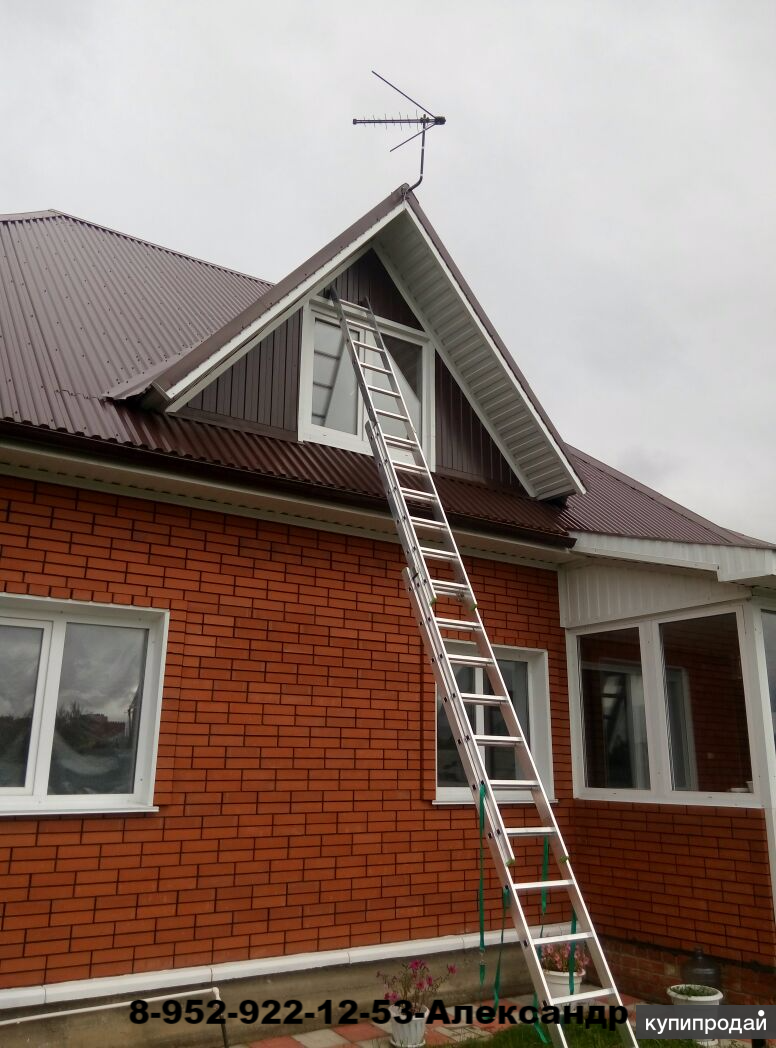 Своими руками: как установить антенну на крыше частного дома, как сделать самому, ремонт и строительство