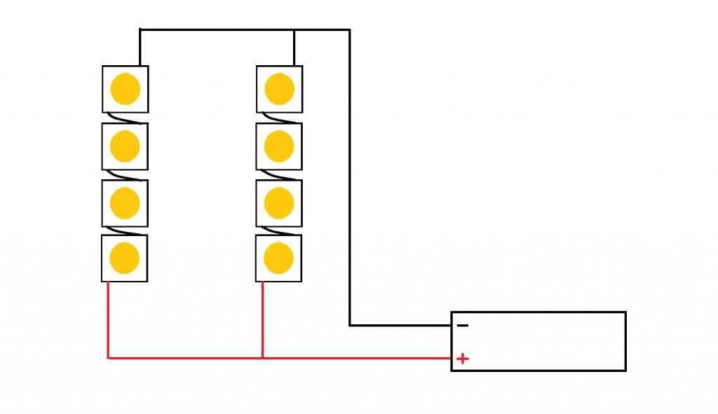 Как подключить светодиоды к 220 в используя простые схемы