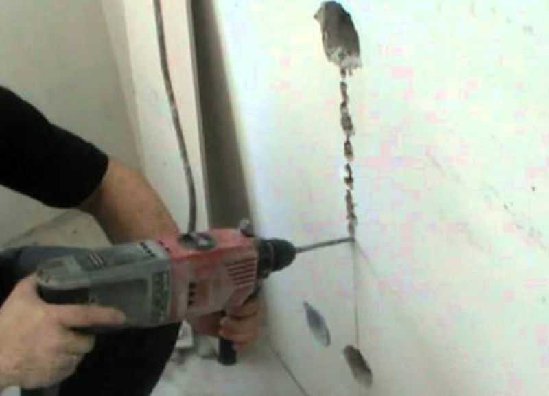 Как штробить стены под проводку