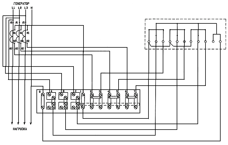 Схема подключения счетчика через трансформаторы тока меркурий - tokzamer.ru