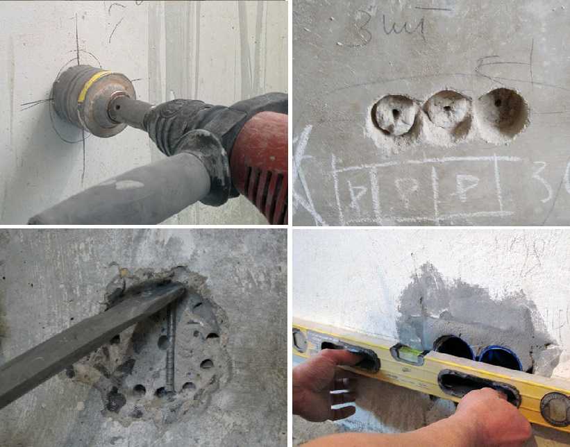 Штробление бетонных стен под проводку своими руками