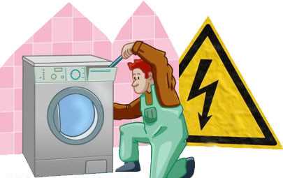 Стиральная машина бьет током: причины и способы устранения проблемы