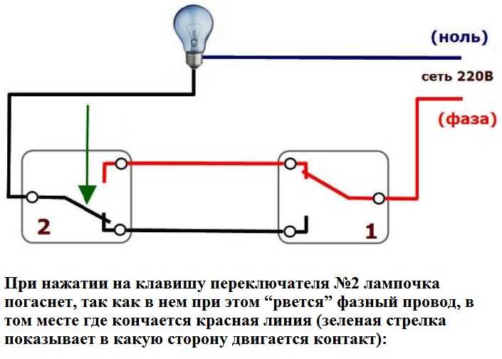 Как подключить двойной выключатель на две лампочки: схема, инструкция, видео