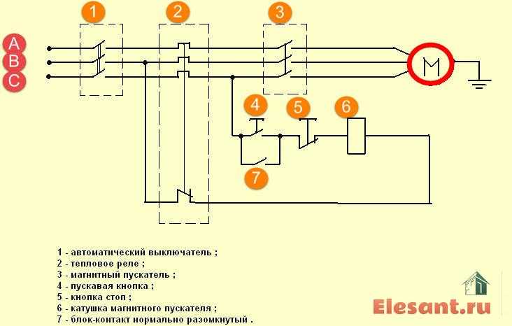 Схема подключения магнитного пускателя | способы подсоединения и проверка работы (видео + 145 фото)