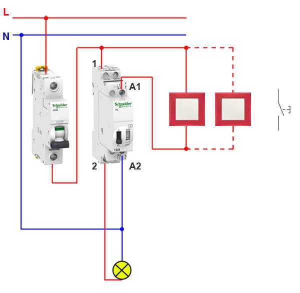Импульсное реле управления освещением рио-2 (реле памяти) | электротехническая компания меандр