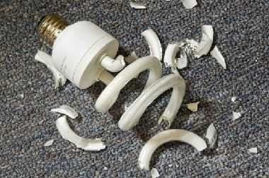 Если разбилась энергосберегающая лампа опасно ли это - всё о электрике в доме