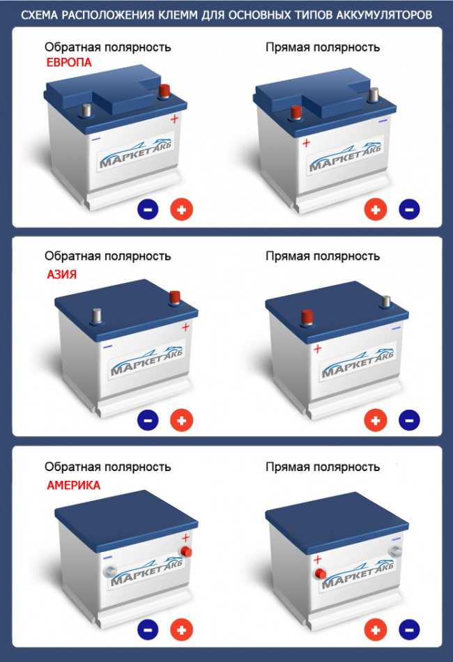 Как определить прямая или обратная полярность аккумулятора - moy-instrument.ru - обзор инструмента и техники