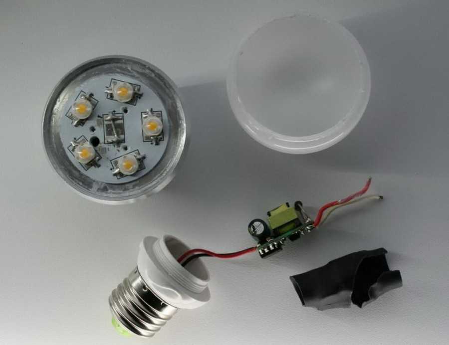 Неисправности светодиодных ламп - всё о электрике в доме