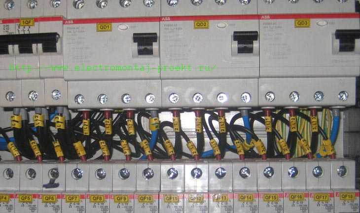 Маркировка проводов и кабелей при монтаже: пуэ, в электрощитах