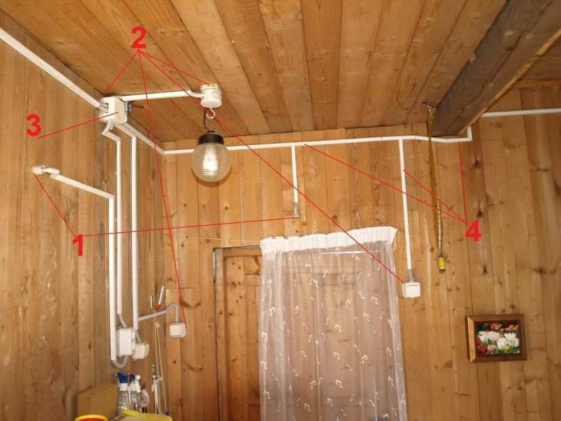 Как выглядит открытая проводка в деревянном доме. электропроводка в деревянном доме своими руками пошаговая