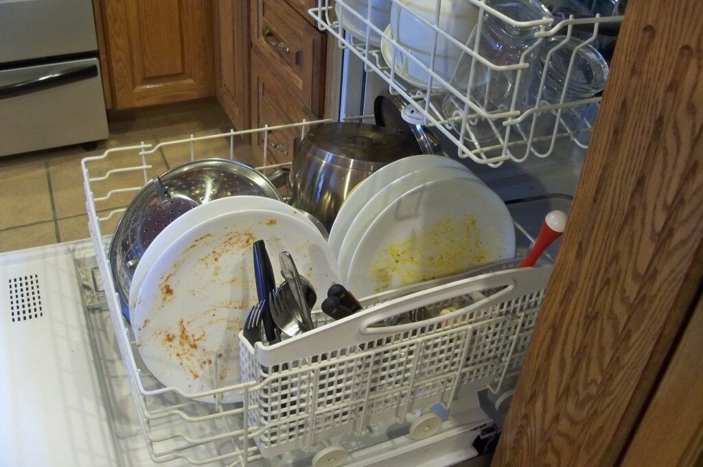 Посудомойка плохо моет посуду