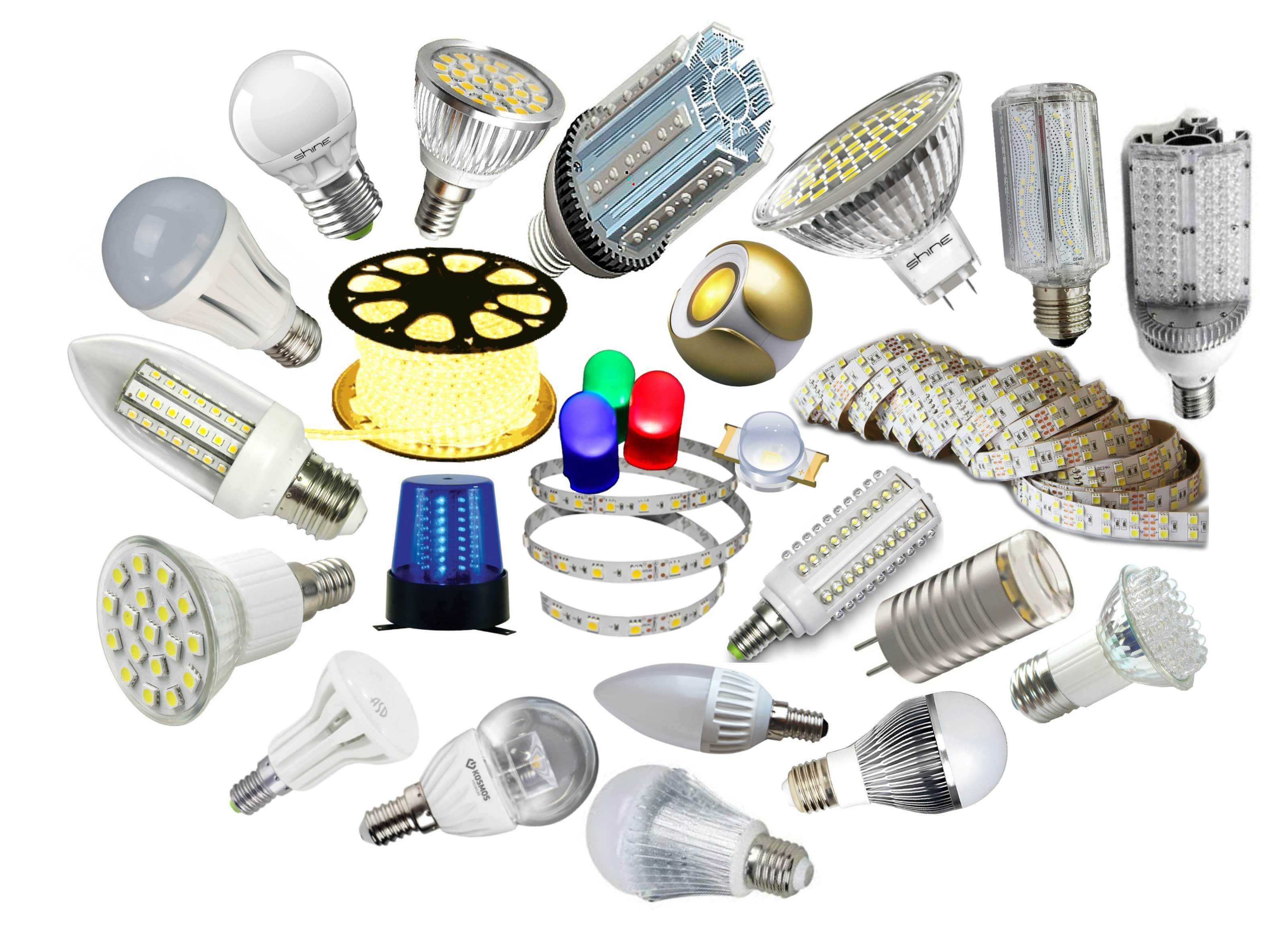 Классификация и характеристика светодиодных светильников для дома