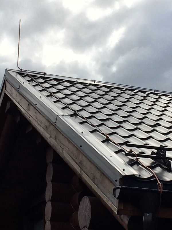 Как делается заземление крыши из металлочерепицы? — 1pocherepice.ru