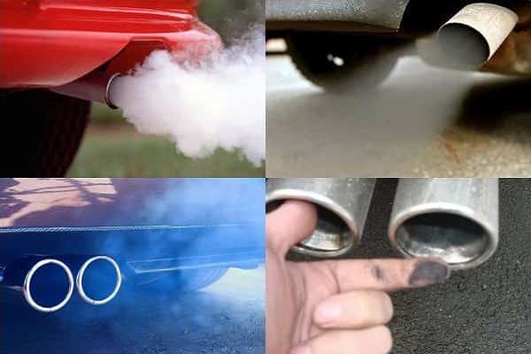 Почему идет дым на холодном двигателе. дымит на холодную белым, синим, черным — основные причины