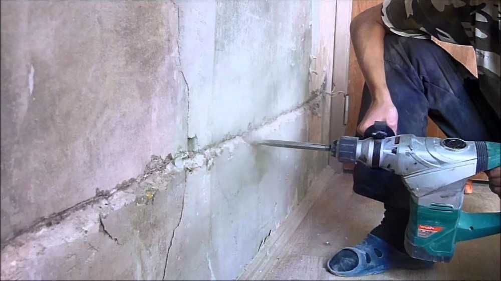 Правильное штробление стен под проводку без пыли