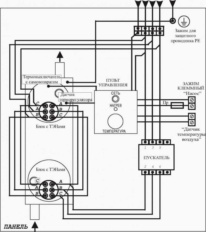 Подключение электрокотла zota (зота) к электросети