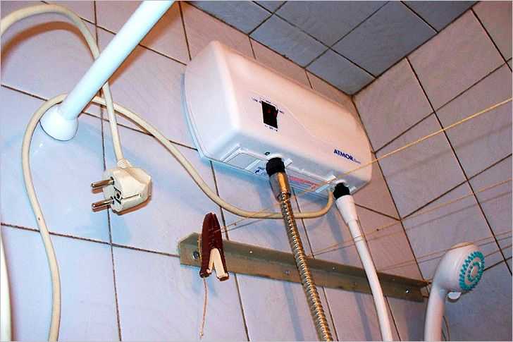Подключение проточного водонагревателя к электросети – схема монтажа