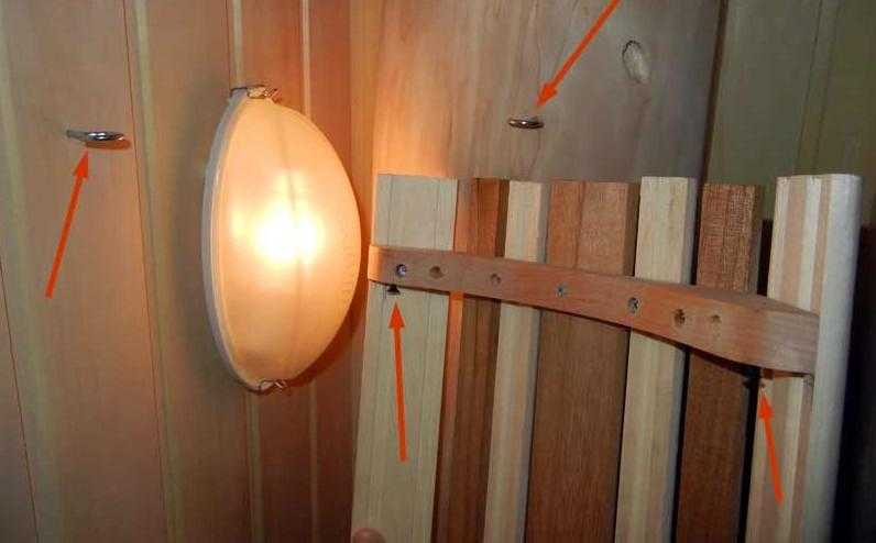 Светильник для бани: можно ли использовать светодиодную лампу в парилке .