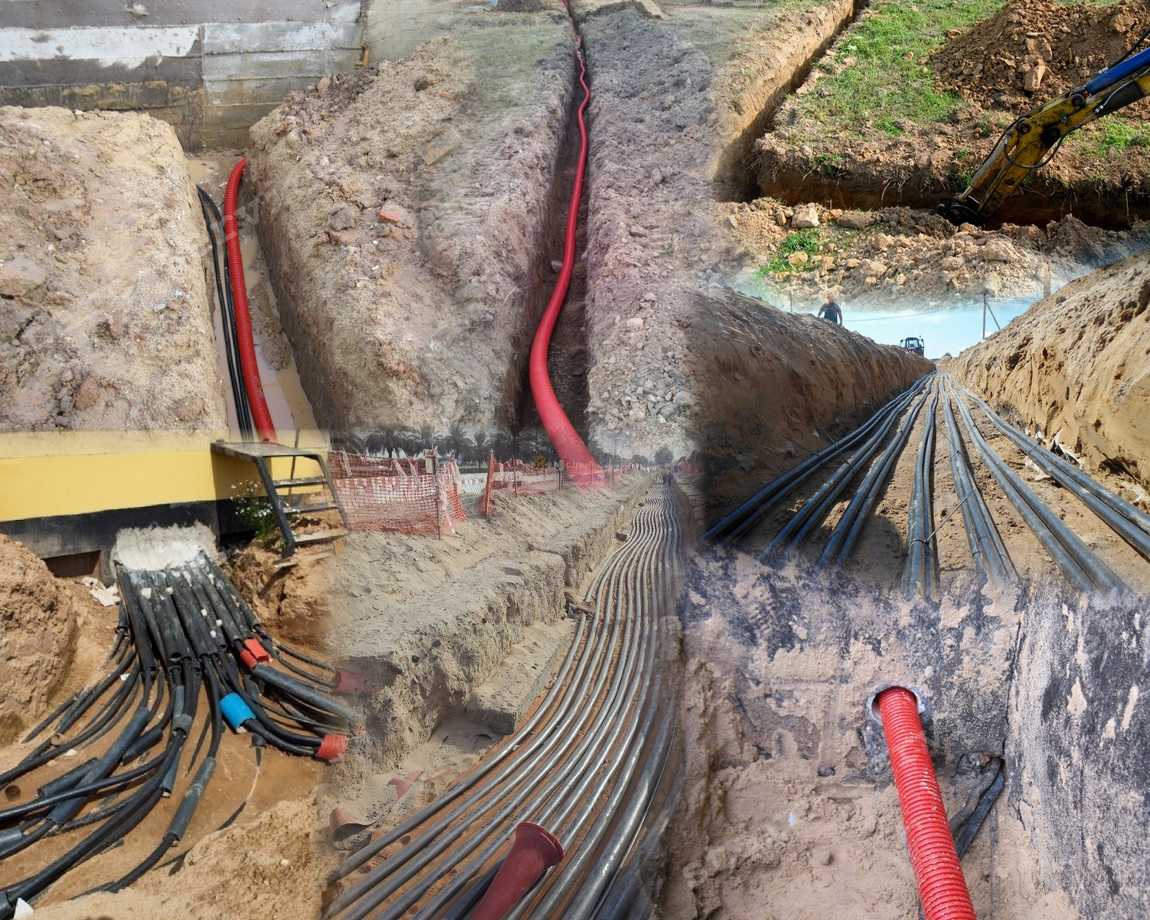 Как проложить электрический кабель в грунте: технология и глубина укладки