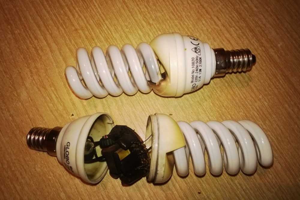Если разбилась энергосберегающая лампа опасно ли это