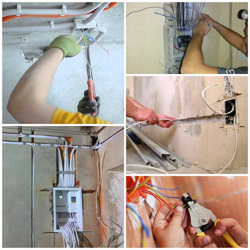 Схема электропроводки на кухне: разделение по группам, сечение жил кабеля