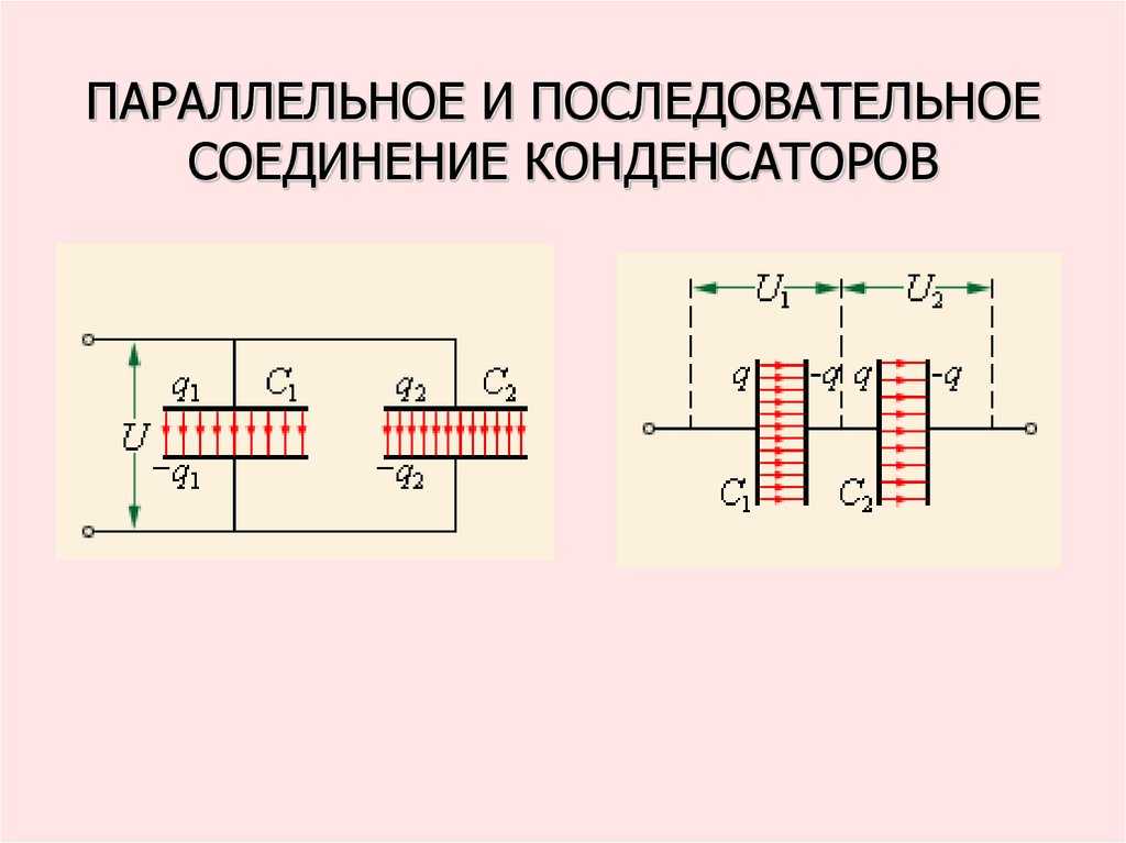 Что дает последовательное соединение конденсаторов. соединение конденсаторов