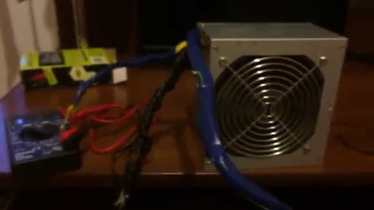 Подключение магнитолы через блок питания компьютера