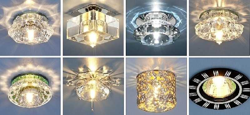 Точечные светильники для натяжных потолков – как выбрать и установить потолочные элементы (115 фото)