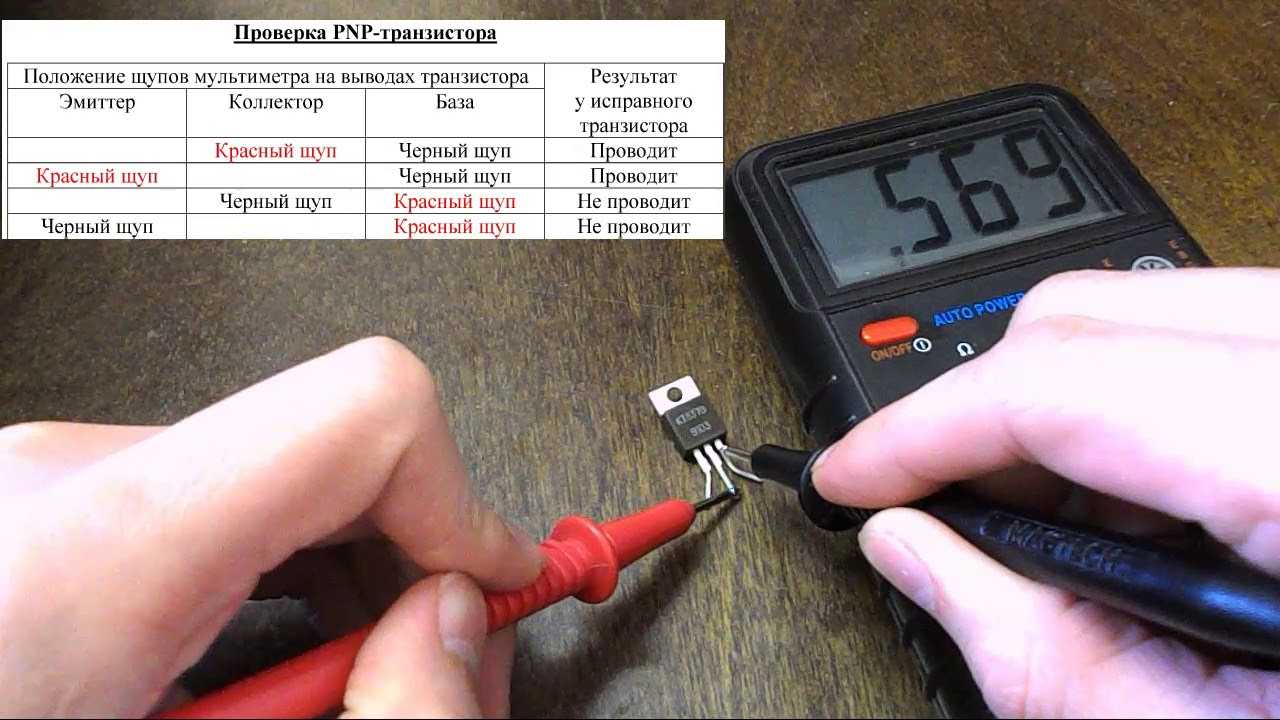 Проверям транзистор мультиметром на исправность