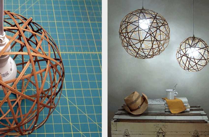 Плафон своими руками (72 фото): как сделать из ниток, шарика и подручных материалов стильные абажуры для светильников