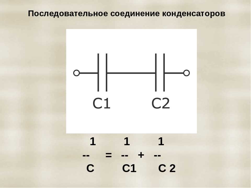 Последовательное соединение катушки и конденсатора