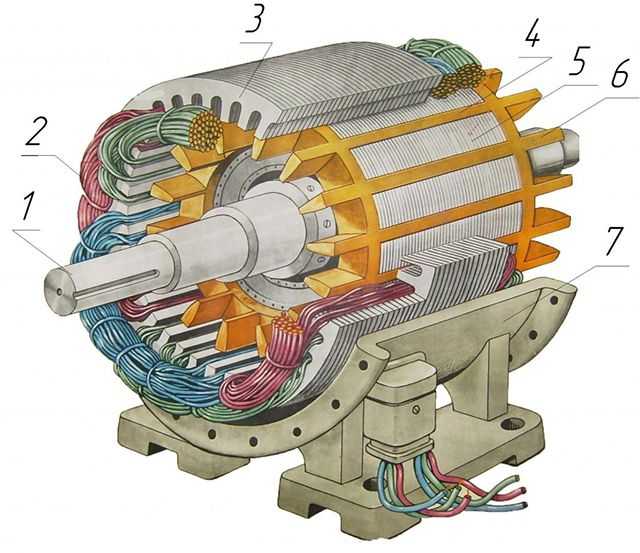 Устройство, виды и принцип действия асинхронных электродвигателей