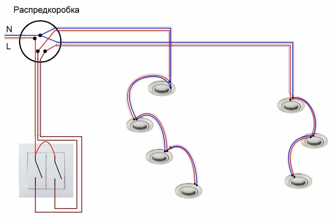 Как подключить люстру с 3 проводами: схема и инструкция по установке цепи