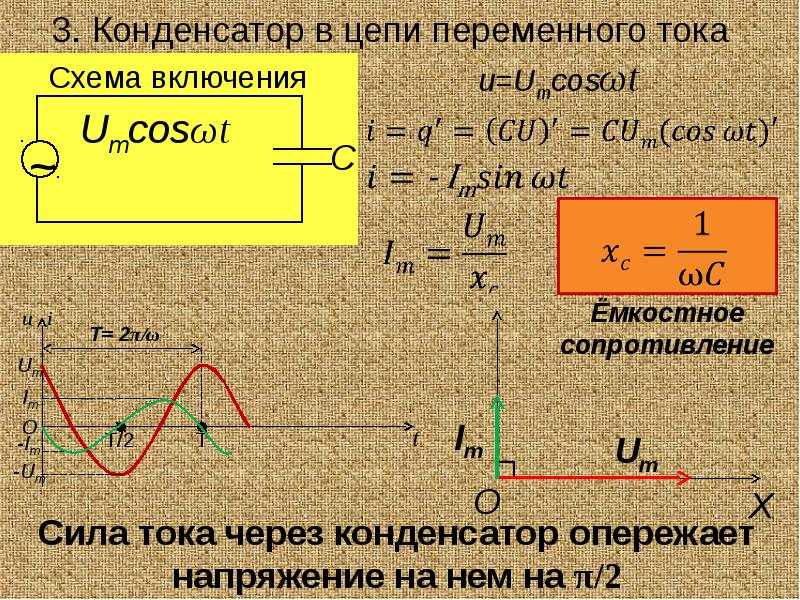 Особенности конденсатора переменного и постоянного тока