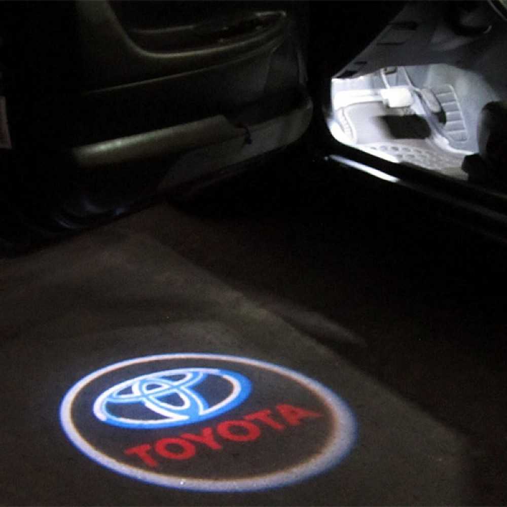 Подсветка дверей с логотипом автомобиля