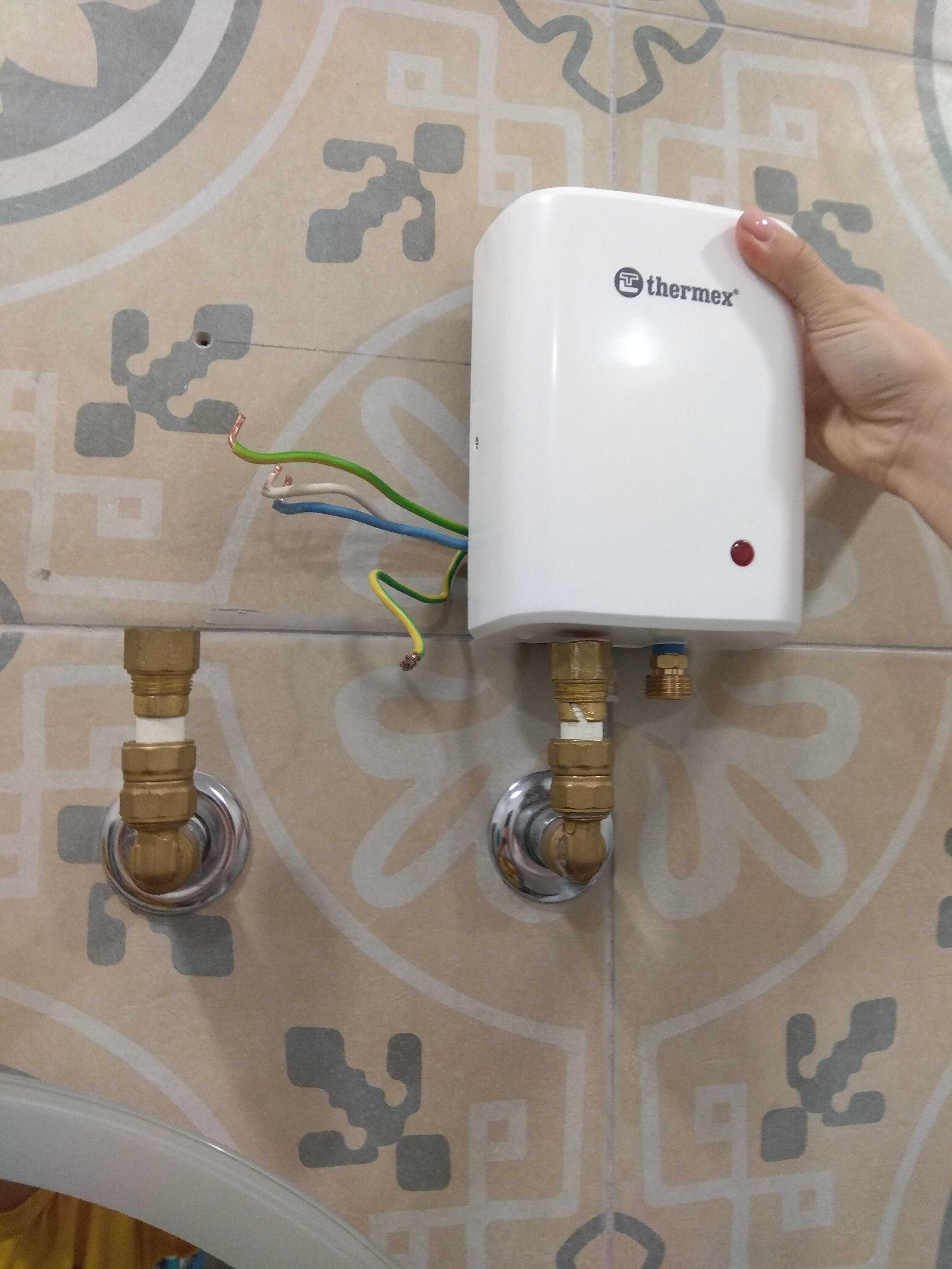 Инструкция по подключению проточного водонагревателя
