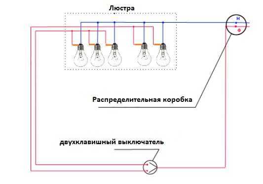 Как подключить люстру с 3 проводами: схема и инструкция по установке цепи
