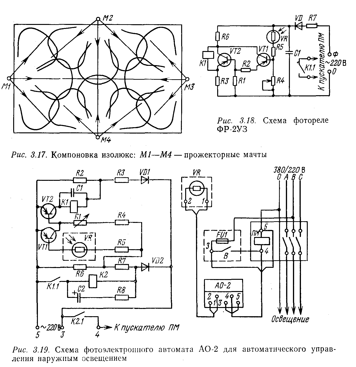 Схема подключения и способ установки фотореле