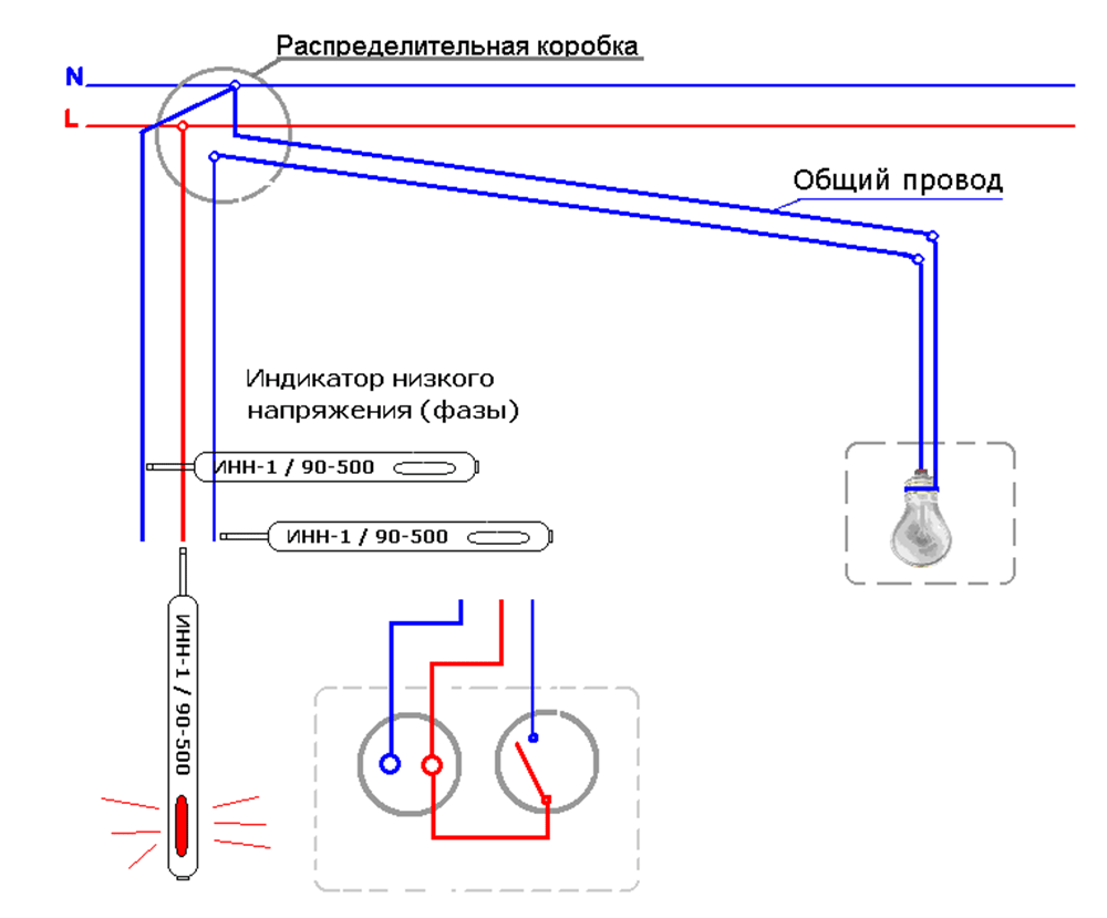 Розетка с выключателями в одном корпусе - схема подключения одноклавишной и двухклавишной