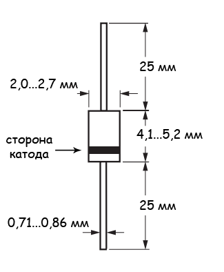 Характеристика и аналоги диода с барьером шоттки 1n-5819