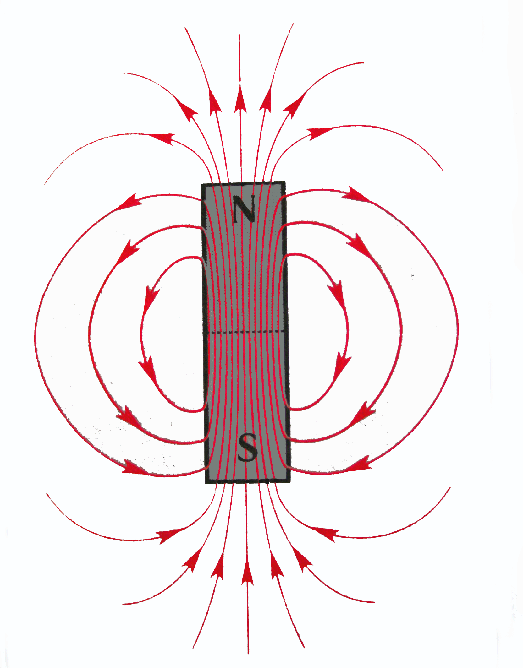 Картинки магнитных линий магнитного поля. Магнитные линии магнитного поля полосового магнита. Силовые линии магнитного поля полосового магнита. Картина магнитного поля постоянного полосового магнита. Полосовой постоянный Магни.