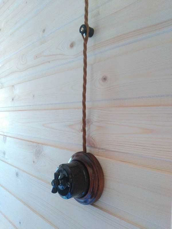 Ретро проводка в деревянном доме - монтаж проводки своими руками