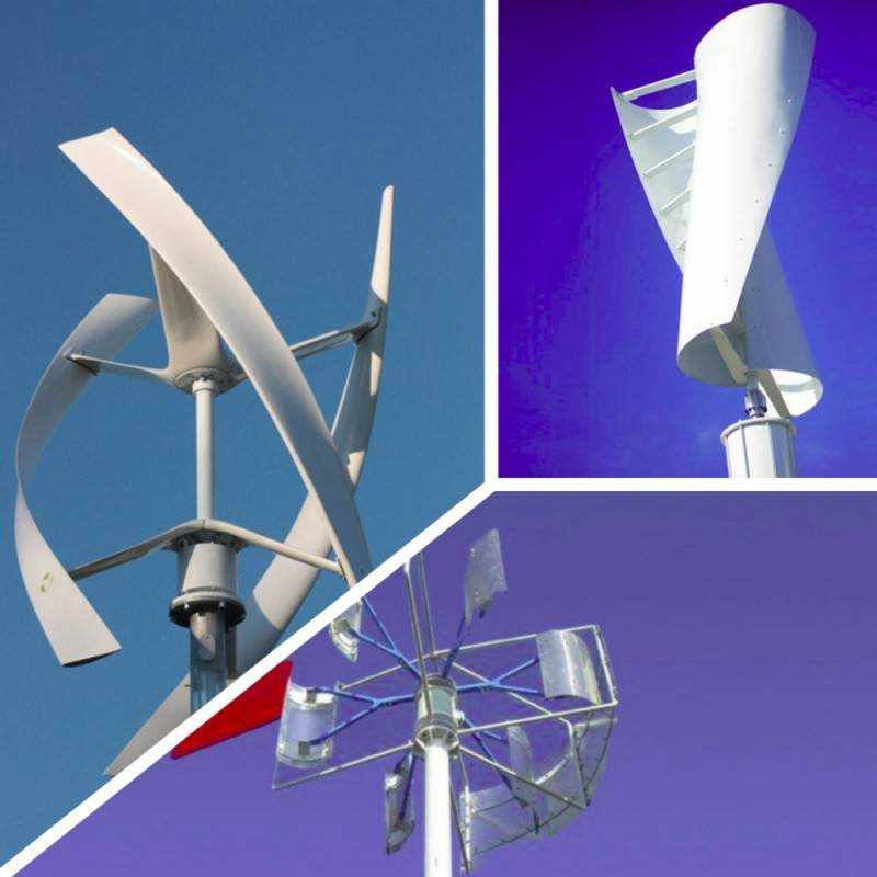 Ветрогенераторы с вертикальной осью вращения - российского производства, своими руками