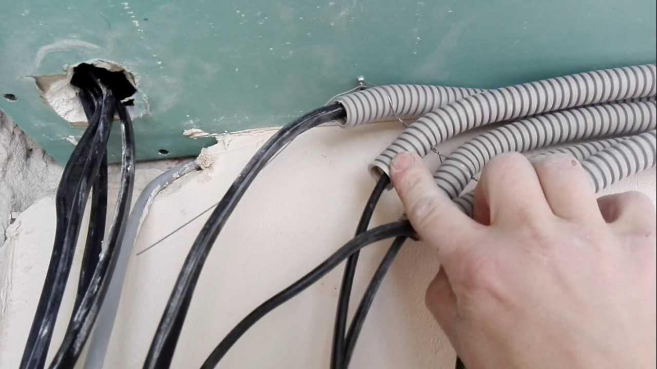 Применение металлорукава для прокладки кабеля