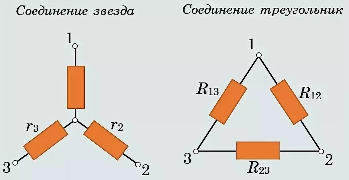 Подключение звезда и треугольник: в чем разница двух схем