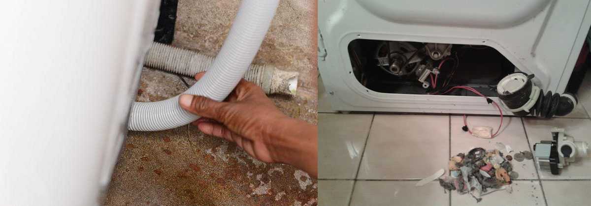 Не сливает воду стиральная машина: причины и что делать, ремонт своими руками