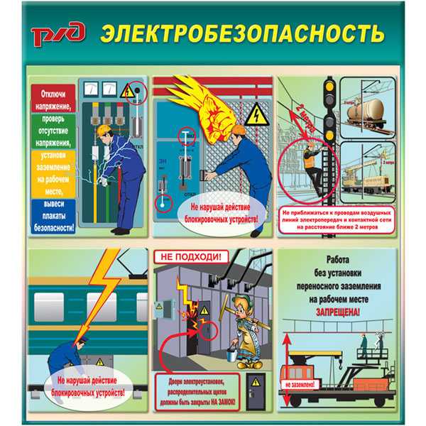 Правила техники безопасности при работе с электричеством