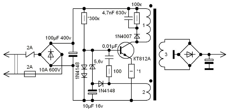 Лабораторный бп 0-30 вольт - схема